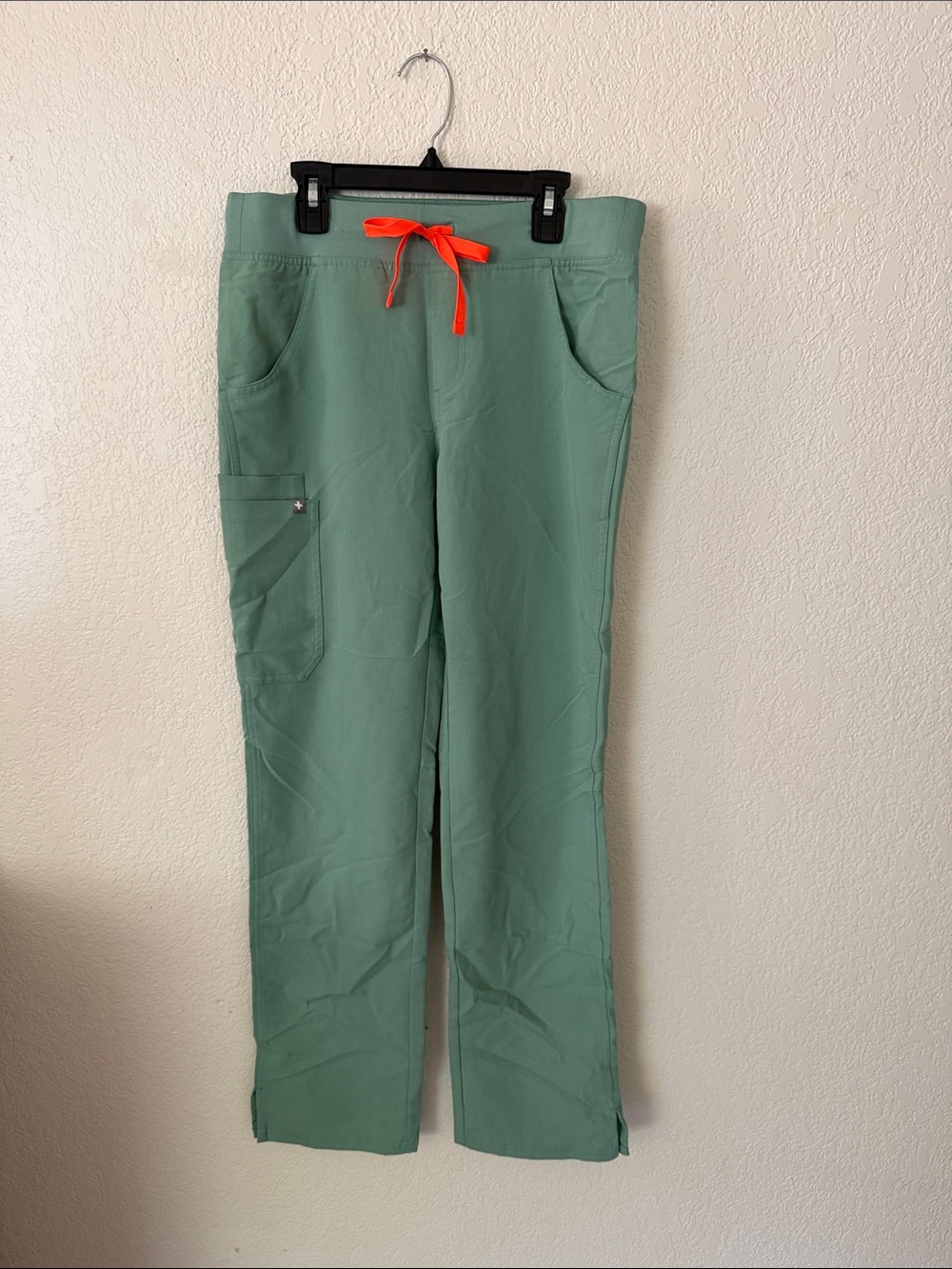 Figs Kade Cargo Scrub Pants in Jade